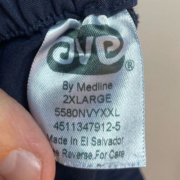 5 for $25🔥Ave by Medline Navy Scrub Pants 2XL - Picture 3 of 5